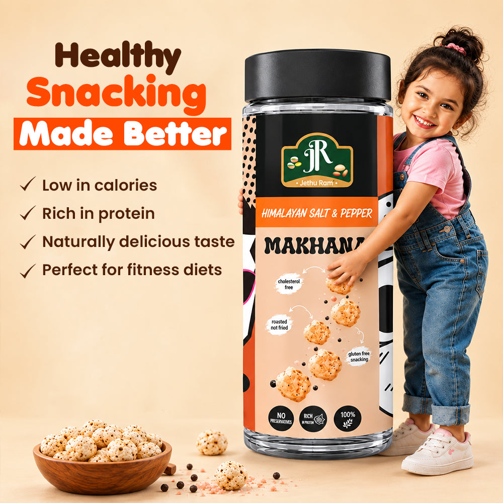 Roasted & Flavoured Makhana Himalayan Salt (Fox Nuts)
