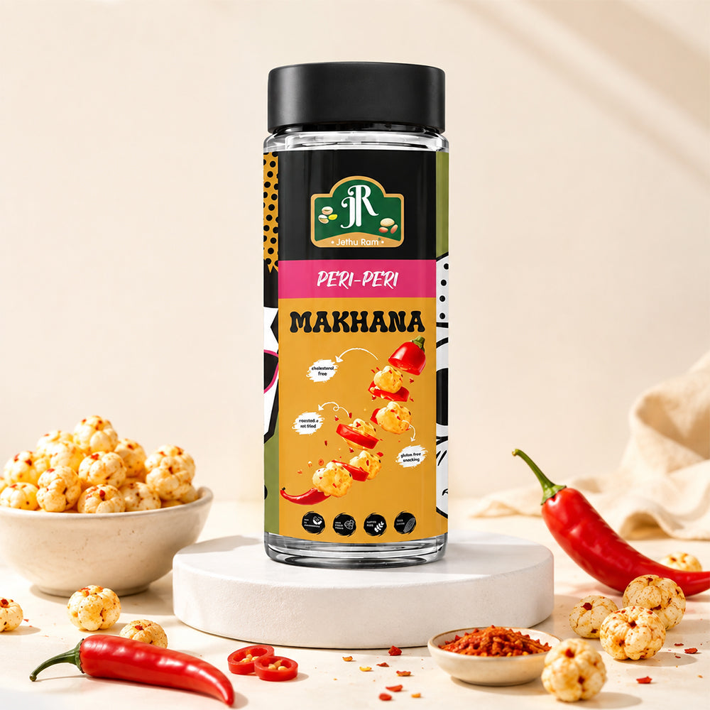Roasted & Flavoured Makhana Peri-Peri (Fox Nuts)