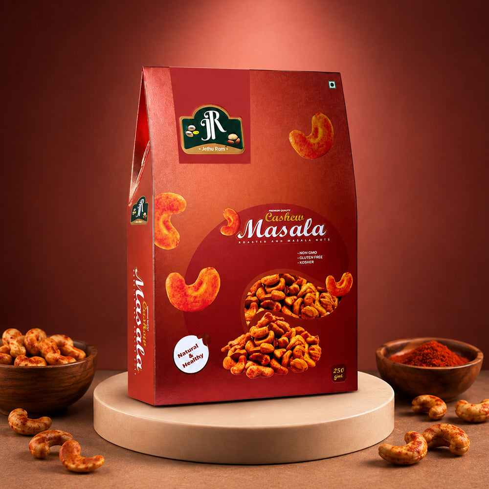 Jethu Ram Roasted Chatpata Masala Cashews ( Kaju )