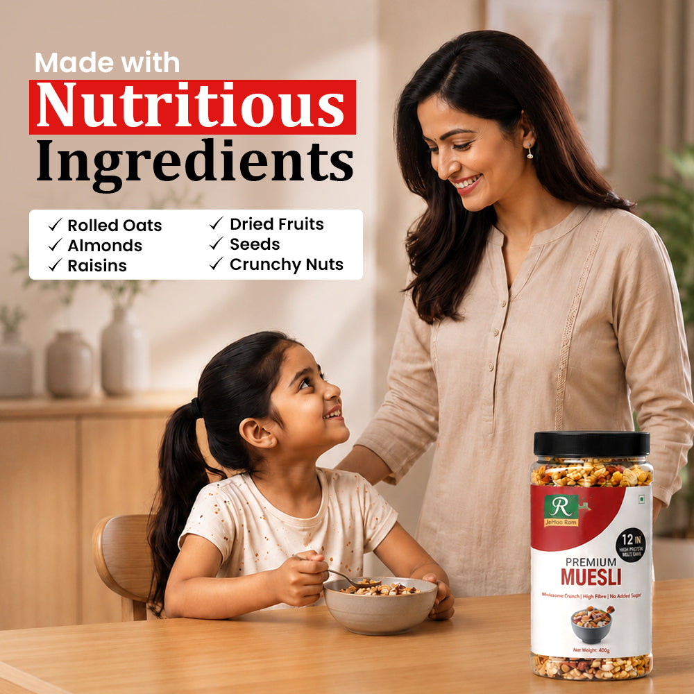Muesli Fruit, Nut & seeds 400g Jar