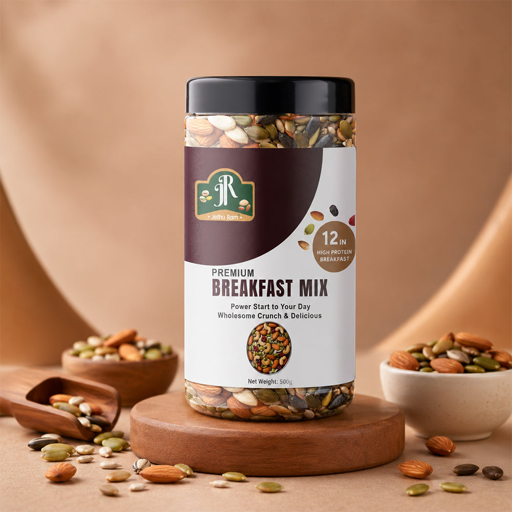 Power Breakfast Mix | Fruit, Nut & seeds 500g Jar