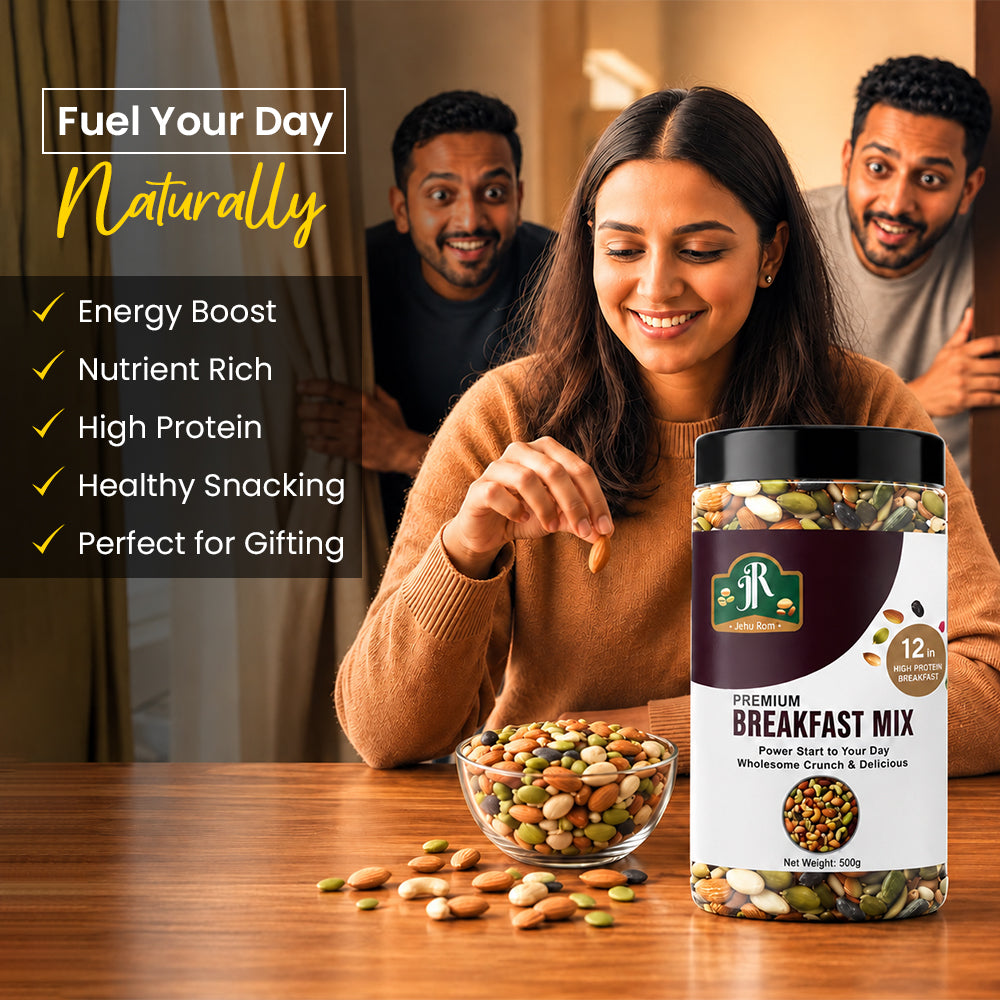 Power Breakfast Mix | Fruit, Nut & seeds 500g Jar