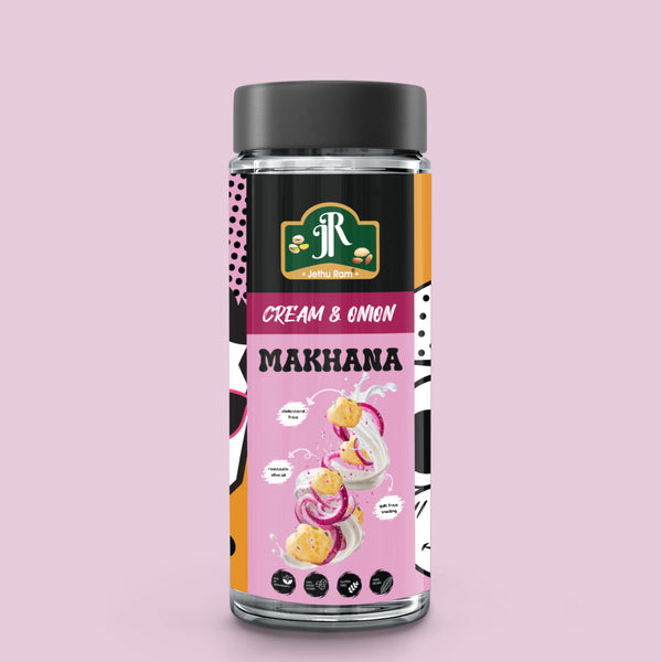 Roasted & Flavoured Makhana Cream & Onion (Fox Nuts)