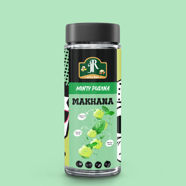 Roasted & Flavoured Makhana Minty Pudina (Fox Nuts)