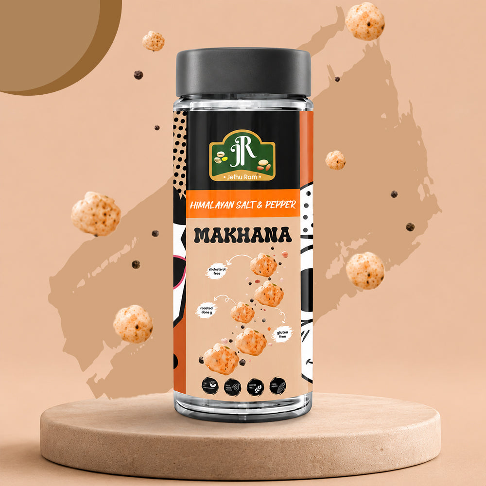 Roasted & Flavoured Makhana Himalayan Salt (Fox Nuts)